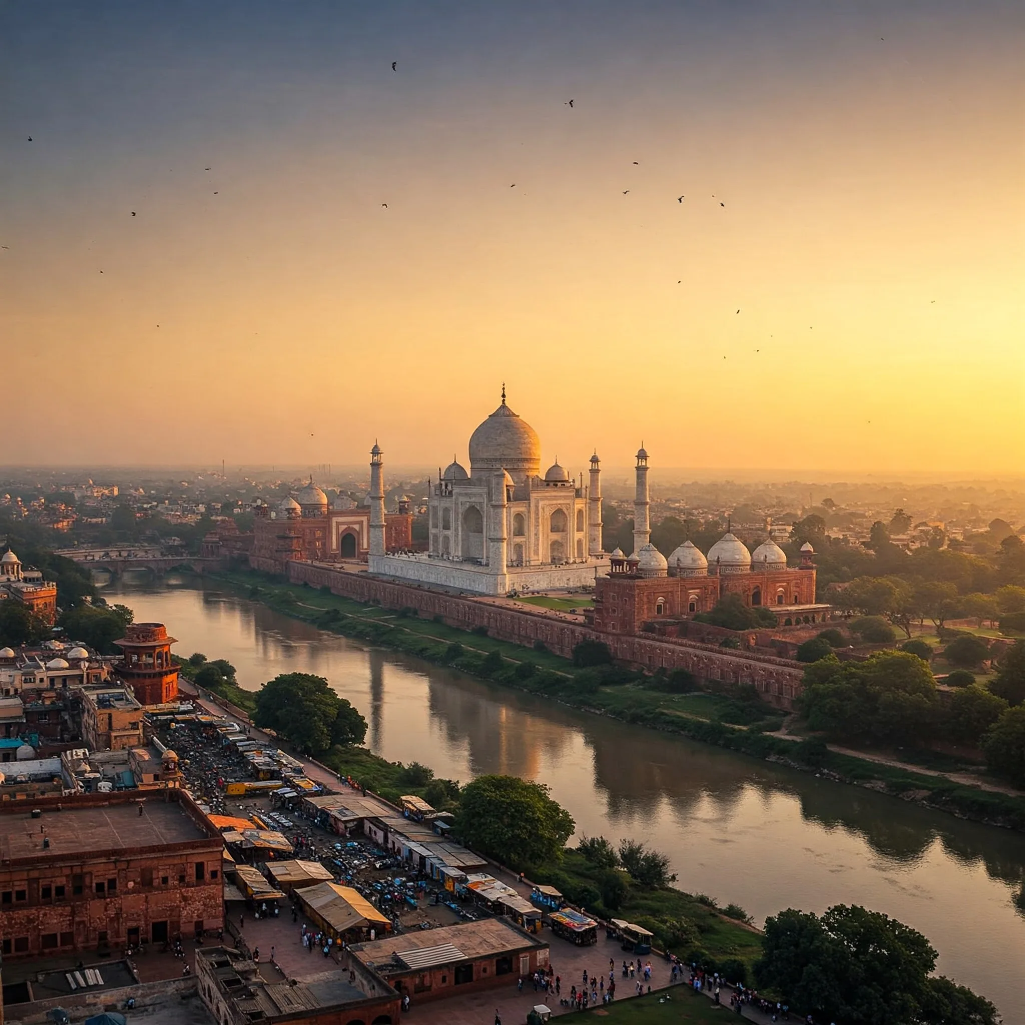 Picture Showing Agra - Taj Mahal - Trip Deals India. One Day Agra Tour From Delhi β By Car